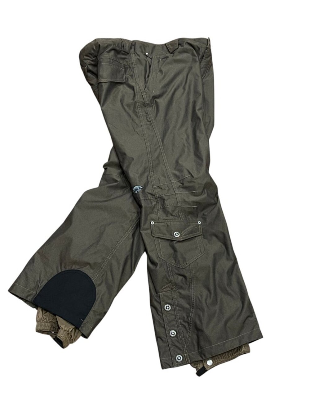 Columbia Omni-Tech Titanium Cargo Snowboard Pants, Brown, L